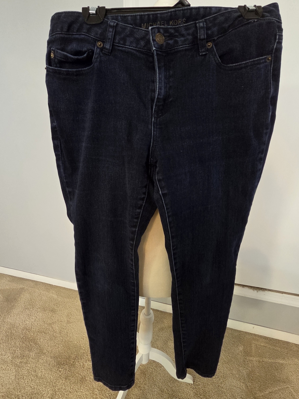 Michael Kors Women's Dark Indigo Skinny Jeans